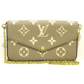 ルイヴィトン(LOUIS VUITTON)のLOUIS VUITTON(ルイヴィトン) 財布 バイカラーモノグラムアンプラント美品  ポシェットフェリシー M69977 トゥルトレール クレーム チェーンウォレット モノグラム･アンプラントレザー(財布)