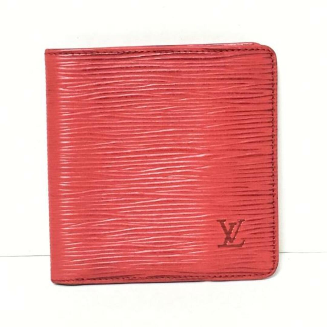 LOUIS VUITTON(ルイヴィトン)のLOUIS VUITTON(ルイヴィトン) 札入れ エピ ポルトビエ6カルトクレディ M63317 カスティリアンレッド レザー（LVロゴの刻印入り） レディースのファッション小物(財布)の商品写真