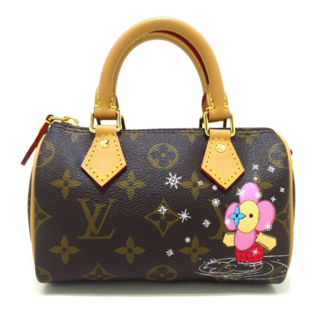 LOUIS VUITTON(ルイヴィトン)のLOUIS VUITTON(ルイヴィトン) ハンドバッグ ヴィヴィエンヌ レディース美品  ナノスピーディ M82624 モノグラム×ローズ モノグラム・キャンバス レディースのバッグ(ハンドバッグ)の商品写真