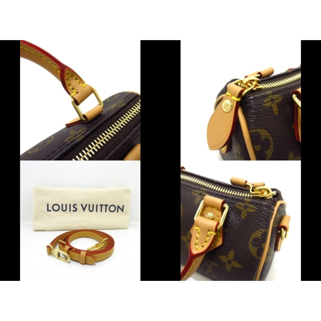 LOUIS VUITTON(ルイヴィトン)のLOUIS VUITTON(ルイヴィトン) ハンドバッグ ヴィヴィエンヌ レディース美品  ナノスピーディ M82624 モノグラム×ローズ モノグラム・キャンバス レディースのバッグ(ハンドバッグ)の商品写真