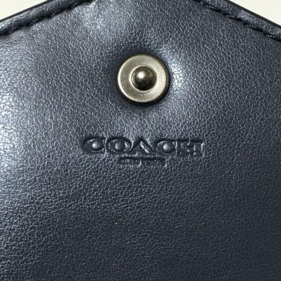 COACH(コーチ)のCOACH(コーチ) 3つ折り財布 エス ウォレット ウィズ ハート 29747 ブルーグリーン×ライトブルー ハート/スタッズ レザー レディースのファッション小物(財布)の商品写真