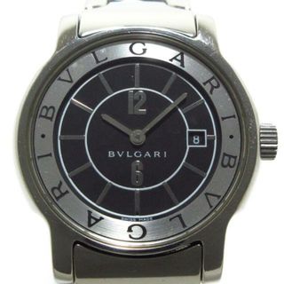 ブルガリ(BVLGARI)のBVLGARI(ブルガリ) 腕時計 ソロテンポ ST29S レディース シルバー×黒(腕時計)