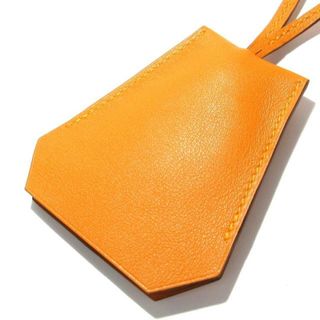 エルメス(Hermes)のHERMES(エルメス) ネックレス美品  クロシェット ヴォースイフト	 オレンジ キーリング付き(ネックレス)