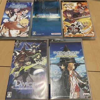 プレイステーションポータブル(PlayStation Portable)のRiviera 〜約束の地リヴィエラ〜他RPG系PSPソフト5本セット(携帯用ゲームソフト)