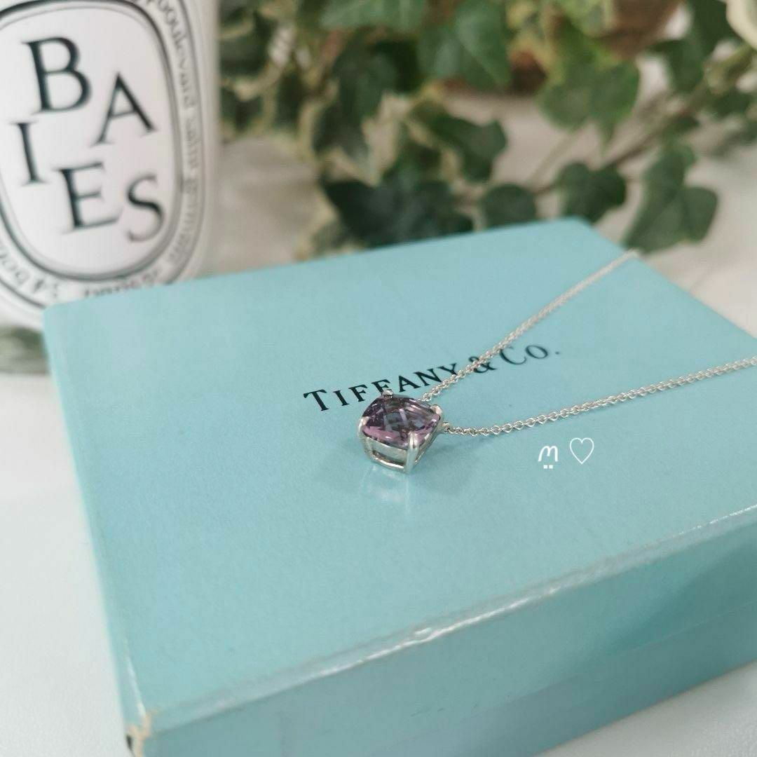 Tiffany & Co.(ティファニー)のティファニー　スパークラーネックレス　大粒アメジスト　シルバー925　ペンダント レディースのアクセサリー(ネックレス)の商品写真