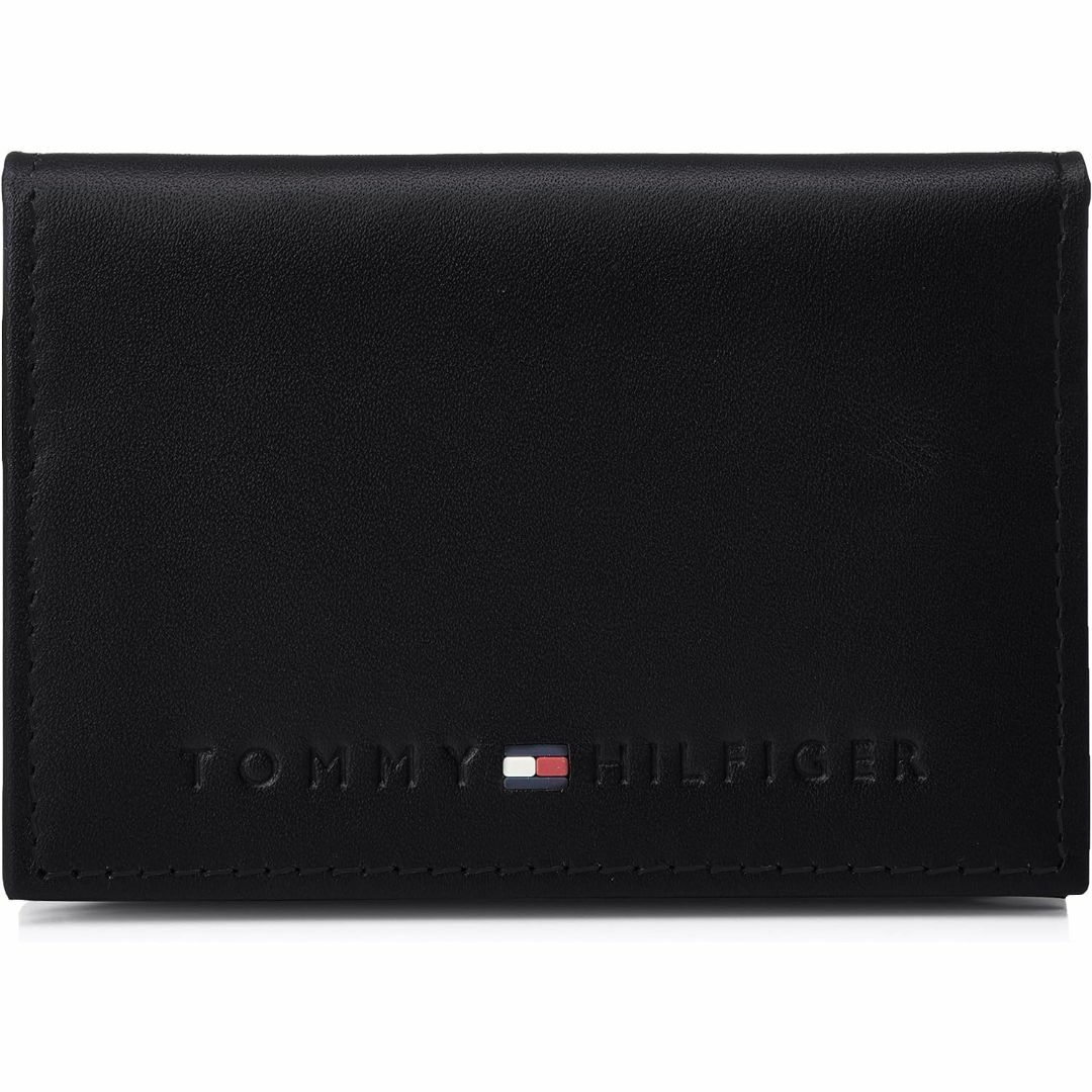 TOMMY HILFIGER(トミーヒルフィガー)のﾄﾐｰﾋﾙﾌｨｶﾞｰ ﾒﾝｽﾞ ﾚﾃﾞｨｽ CARD CASE名刺入れ ﾌﾞﾗｯ レディースのファッション小物(名刺入れ/定期入れ)の商品写真