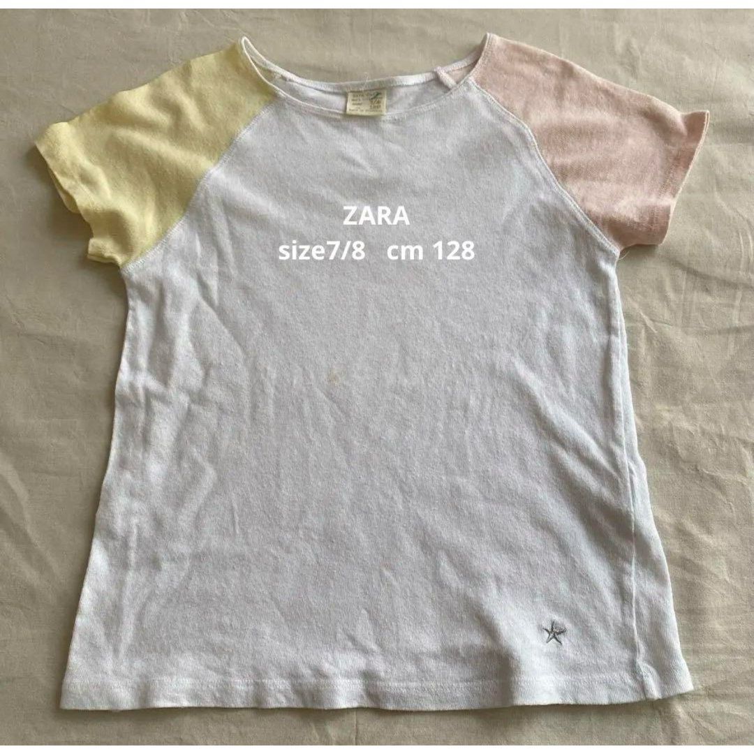 ZARA(ザラ)のZARA ザラ　キッズ　トップス　Tシャツ　120 キッズ/ベビー/マタニティのキッズ服女の子用(90cm~)(Tシャツ/カットソー)の商品写真