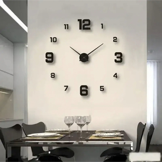 時計　壁時計　フレームレス シンプル オシャレ ナチュラル(掛時計/柱時計)