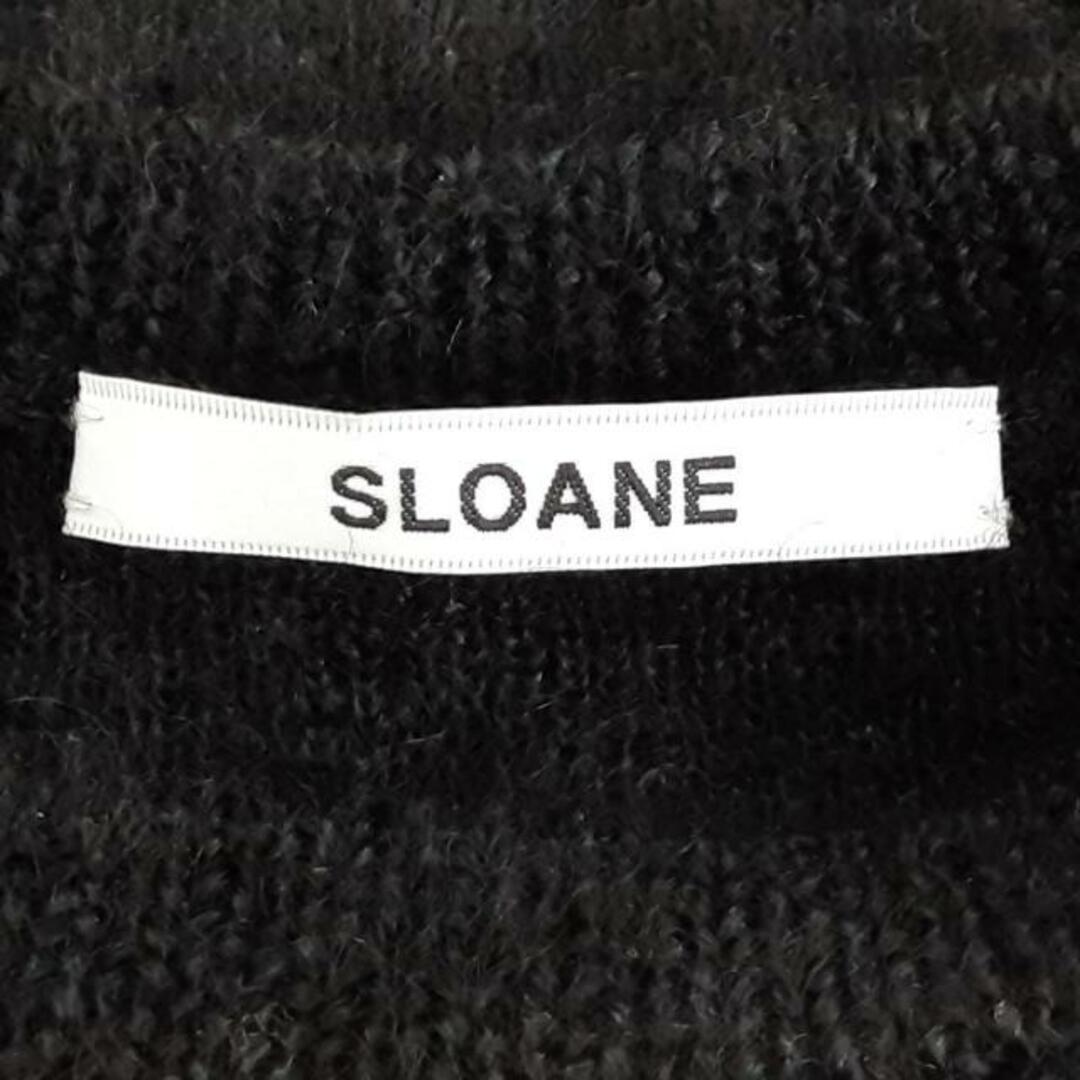 SLOANE(スローン) 長袖セーター サイズ2 M レディース美品  - 黒 クルーネック レディースのトップス(ニット/セーター)の商品写真