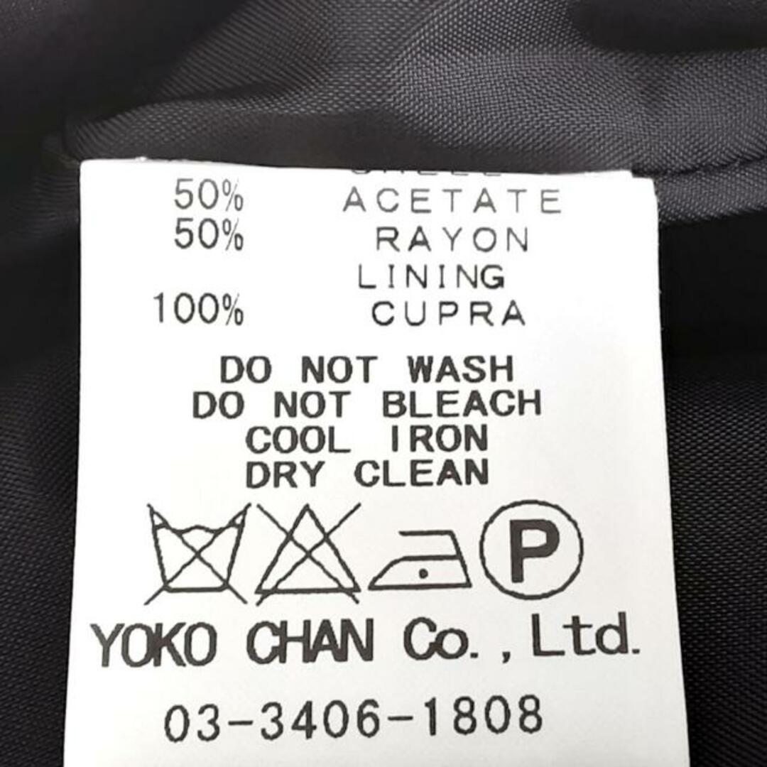 YOKO CHAN(ヨーコ チャン) ワンピース サイズ38 M レディース - 黒 クルーネック/ノースリーブ/ひざ丈 レディースのワンピース(その他)の商品写真