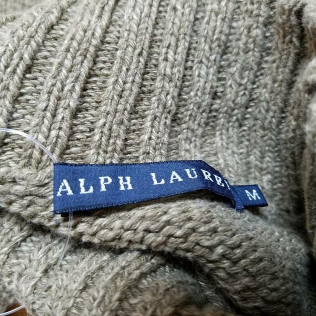 Ralph Lauren(ラルフローレン)のRalphLauren(ラルフローレン) 長袖セーター サイズM レディース美品  - ブラウン×ベージュ ハイネック レディースのトップス(ニット/セーター)の商品写真