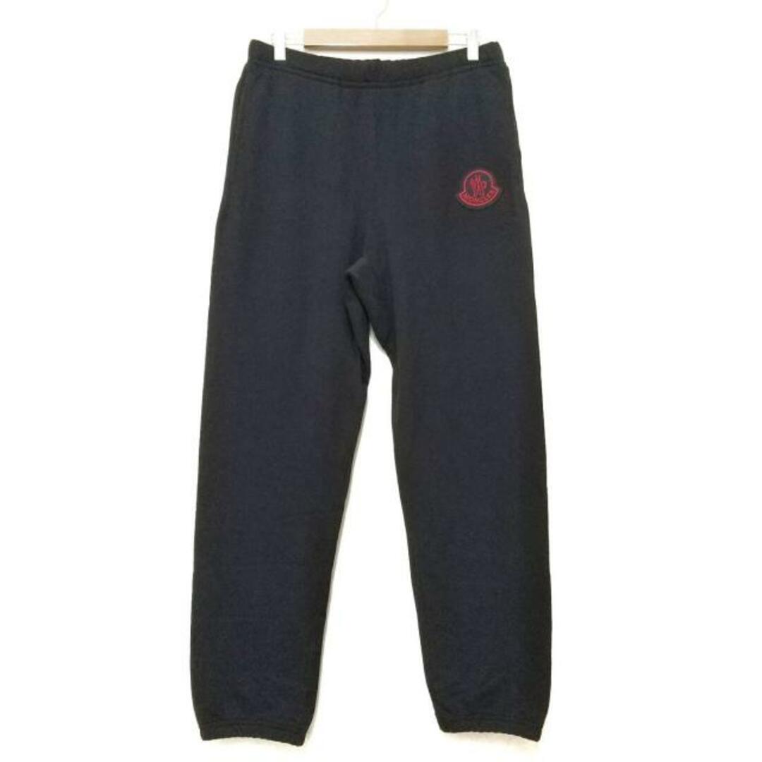 MONCLER(モンクレール)のMONCLER(モンクレール) パンツ サイズXS メンズ新品同様  PANTALONE ダークネイビー×レッド フルレングス/ウエストゴム 綿 メンズのパンツ(その他)の商品写真