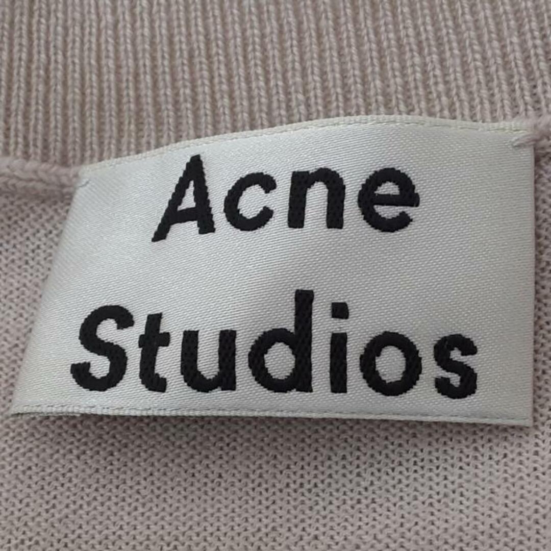 Acne Studios(アクネストゥディオズ)のACNE STUDIOS(アクネ ストゥディオズ) 長袖セーター サイズS レディース美品  - ピンクベージュ クルーネック レディースのトップス(ニット/セーター)の商品写真