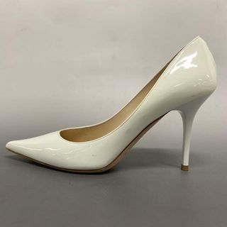 ジミーチュウ(JIMMY CHOO)のJIMMY CHOO(ジミーチュウ) パンプス 36 レディース - 白 エナメル（レザー）(ハイヒール/パンプス)