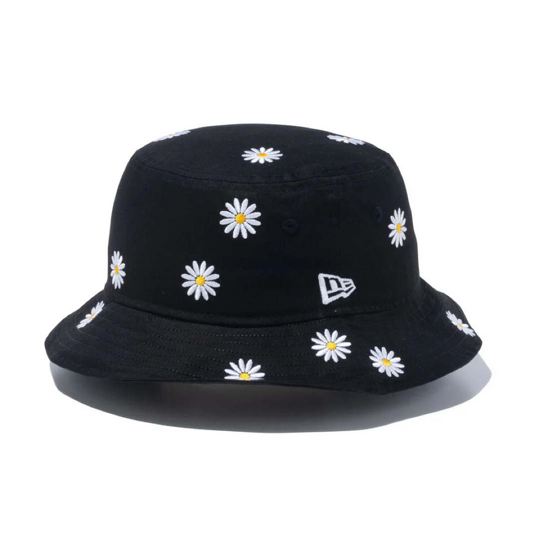 NEW ERA(ニューエラー)のNew ERA / バケット01 Flower Embroidery ブラック レディースの帽子(キャップ)の商品写真