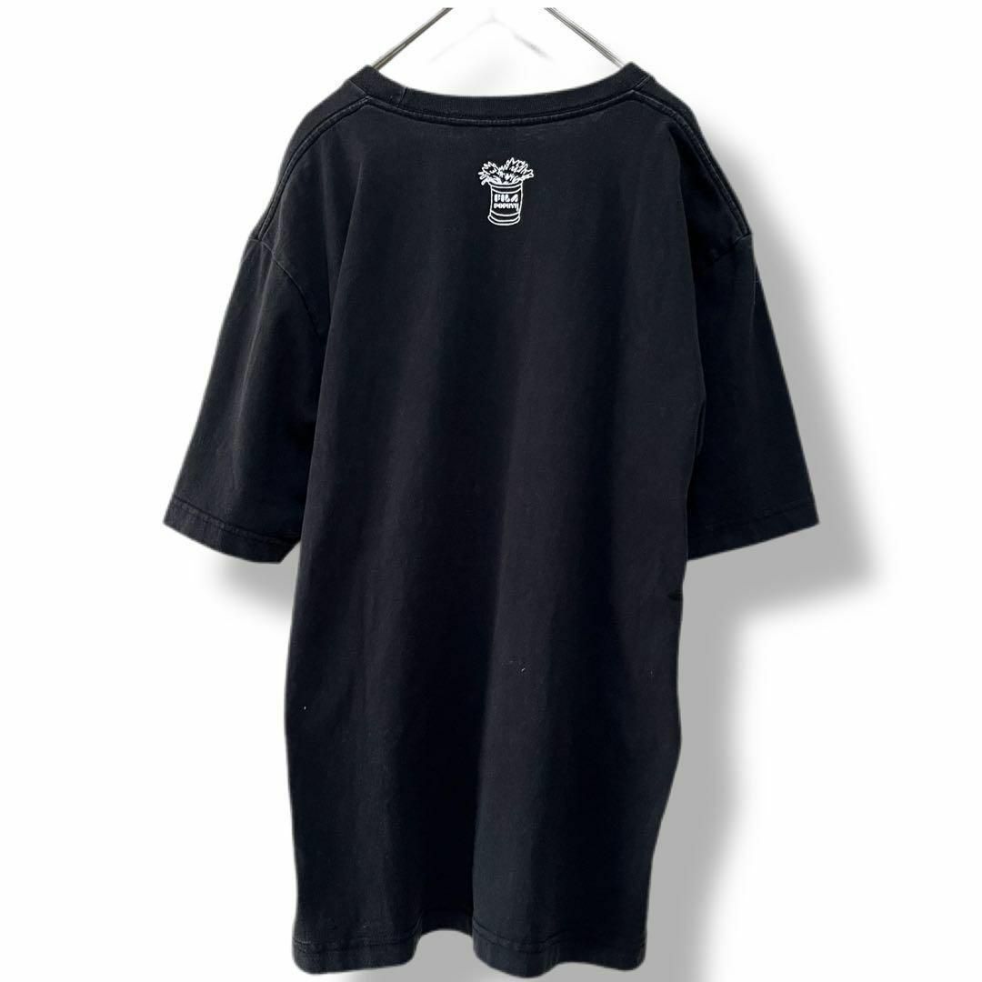 FILA(フィラ)のフィラ Tシャツ 古着 オリーブコラボ L ワンポイントロゴ プリント 黒b32 メンズのトップス(Tシャツ/カットソー(半袖/袖なし))の商品写真