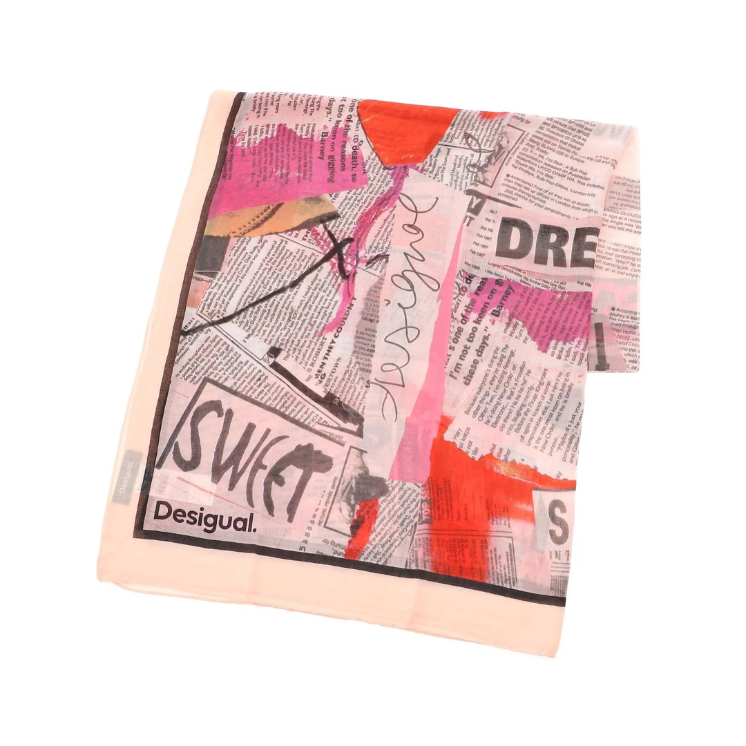 DESIGUAL(デシグアル)の新品✨タグ付き♪ デシグアル　Desigual スカーフ　ストール　大特価‼️ レディースのファッション小物(ストール/パシュミナ)の商品写真