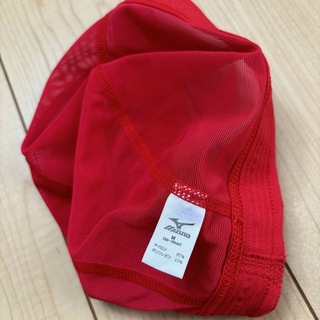 MIZUNO - ミズノ　 水泳　 帽子　 プールキャップ  赤 50〜55cm