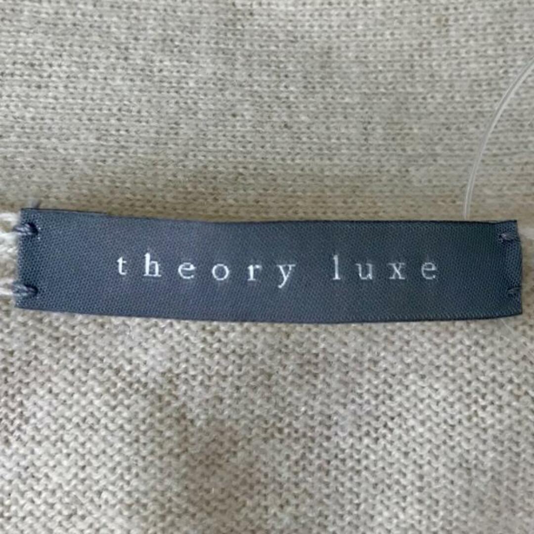 Theory luxe(セオリーリュクス)のtheory luxe(セオリーリュクス) カーディガン サイズ38 M レディース - アイボリー 長袖/カシミヤ カシミヤ レディースのトップス(カーディガン)の商品写真