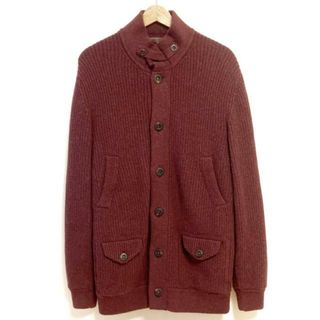 ブルネロクチネリ(BRUNELLO CUCINELLI)のBRUNELLO CUCINELLI(ブルネロクチネリ) ブルゾン サイズ48 M メンズ - ボルドー 長袖/ニット/カシミヤ/秋/冬(ブルゾン)