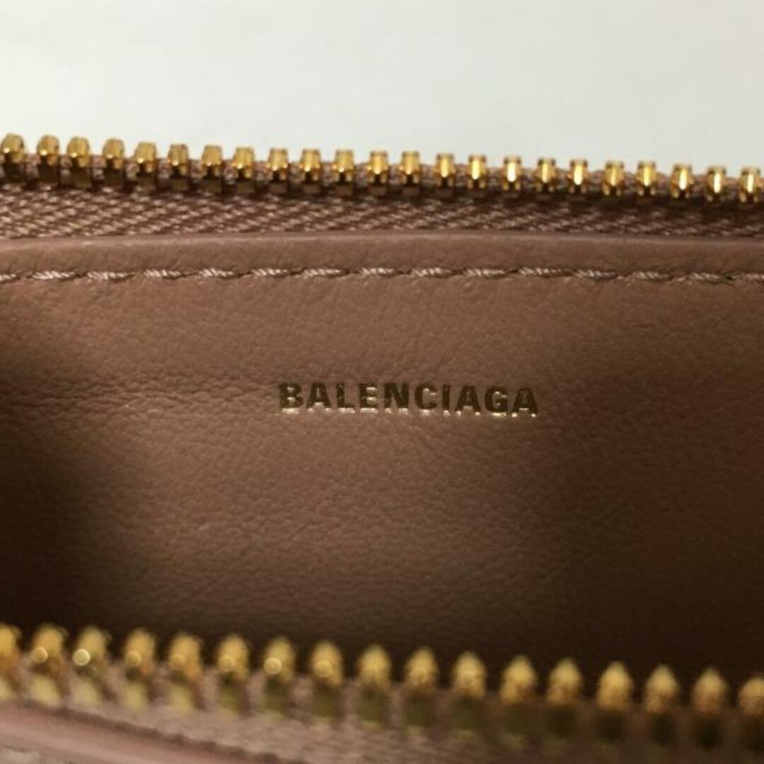 Balenciaga(バレンシアガ)のBALENCIAGA(バレンシアガ) カードケース美品  - 736734 ベージュ L字ファスナー/コインケース付き レザー レディースのファッション小物(名刺入れ/定期入れ)の商品写真