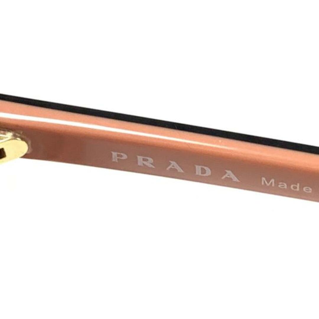 PRADA(プラダ)のPRADA(プラダ) サングラス - SPR03X-F 黒×ピンク×ゴールド ミラーレンズ プラスチック レディースのファッション小物(サングラス/メガネ)の商品写真