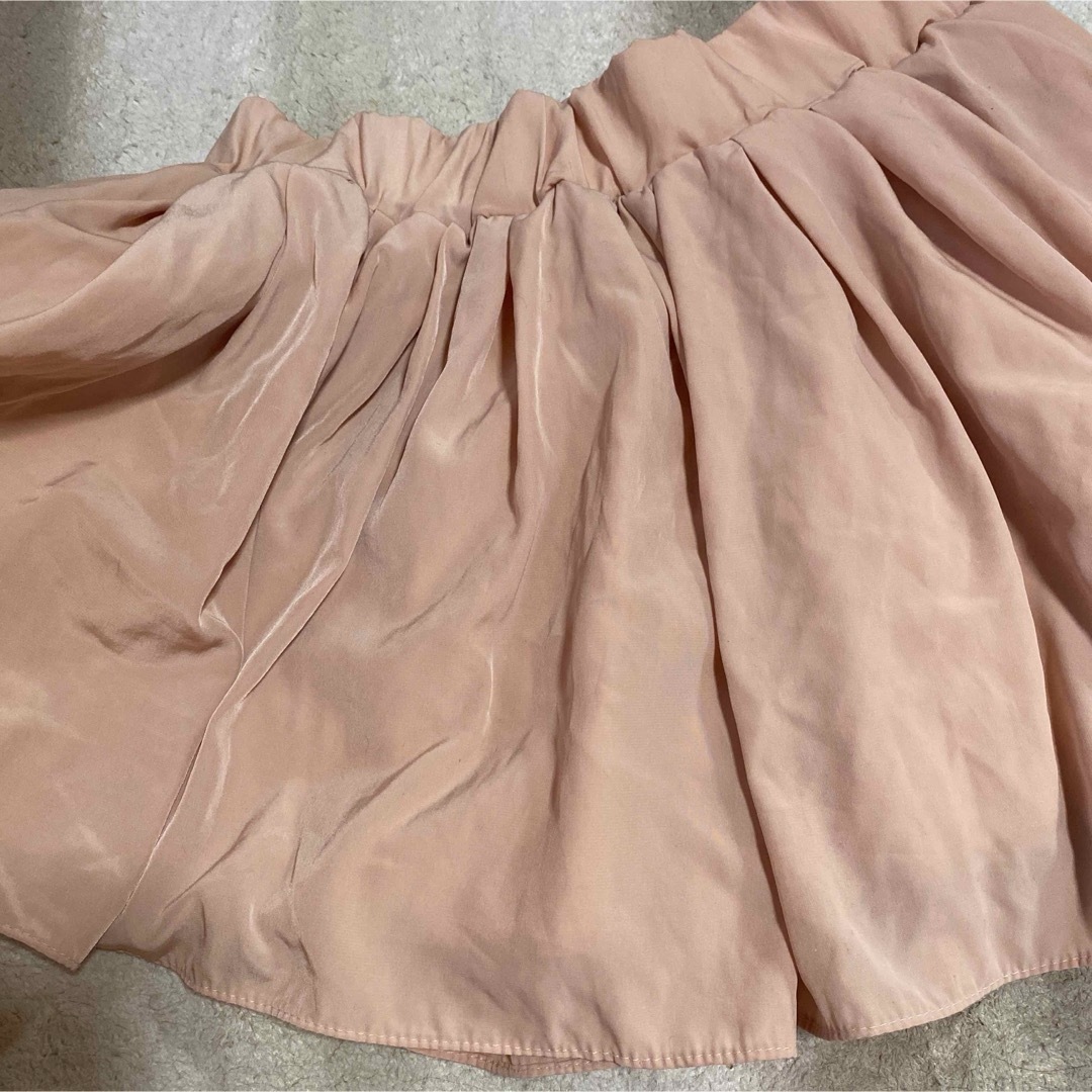 COMME CA ISM(コムサイズム)の光沢フレアスカート レディースのスカート(ミニスカート)の商品写真