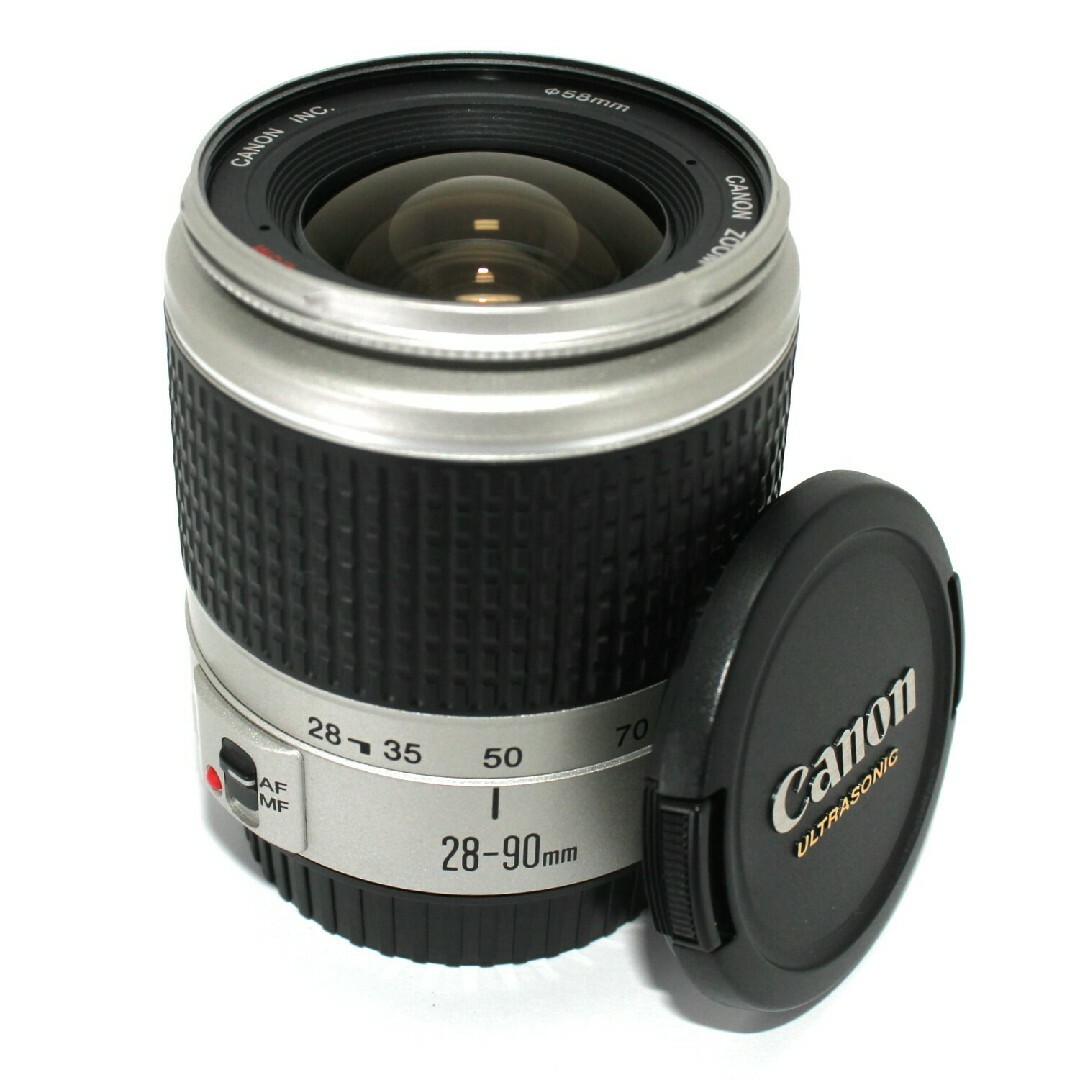 Canon(キヤノン)のCanon EF 28-90mm USM ズームレンズ☆シルバー✨完動美品✨ スマホ/家電/カメラのカメラ(レンズ(ズーム))の商品写真