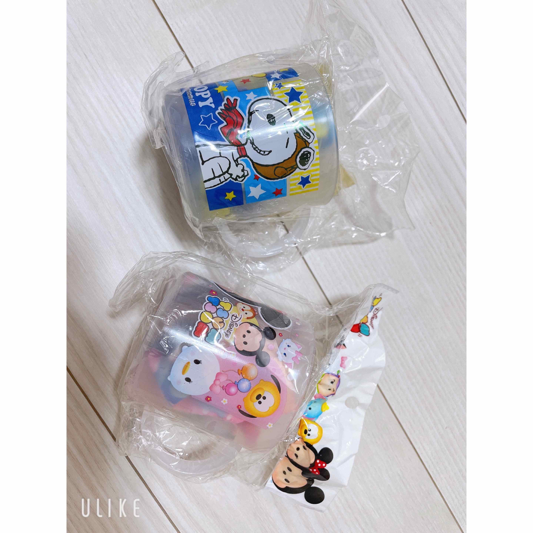 Disney(ディズニー)のコップ　巾着　セット　ツムツム　スヌーピー キッズ/ベビー/マタニティのこども用バッグ(ランチボックス巾着)の商品写真