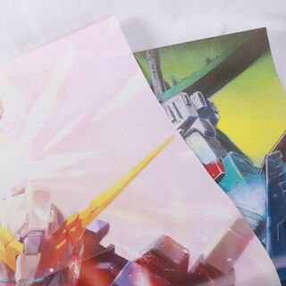ガンダムコレクション(Gundam Collection（BANDAI）)の機動戦士ガンダム B2ポスター　２枚セットユニコーンガンダム　バンプレキャラポスター　④(ポスター)