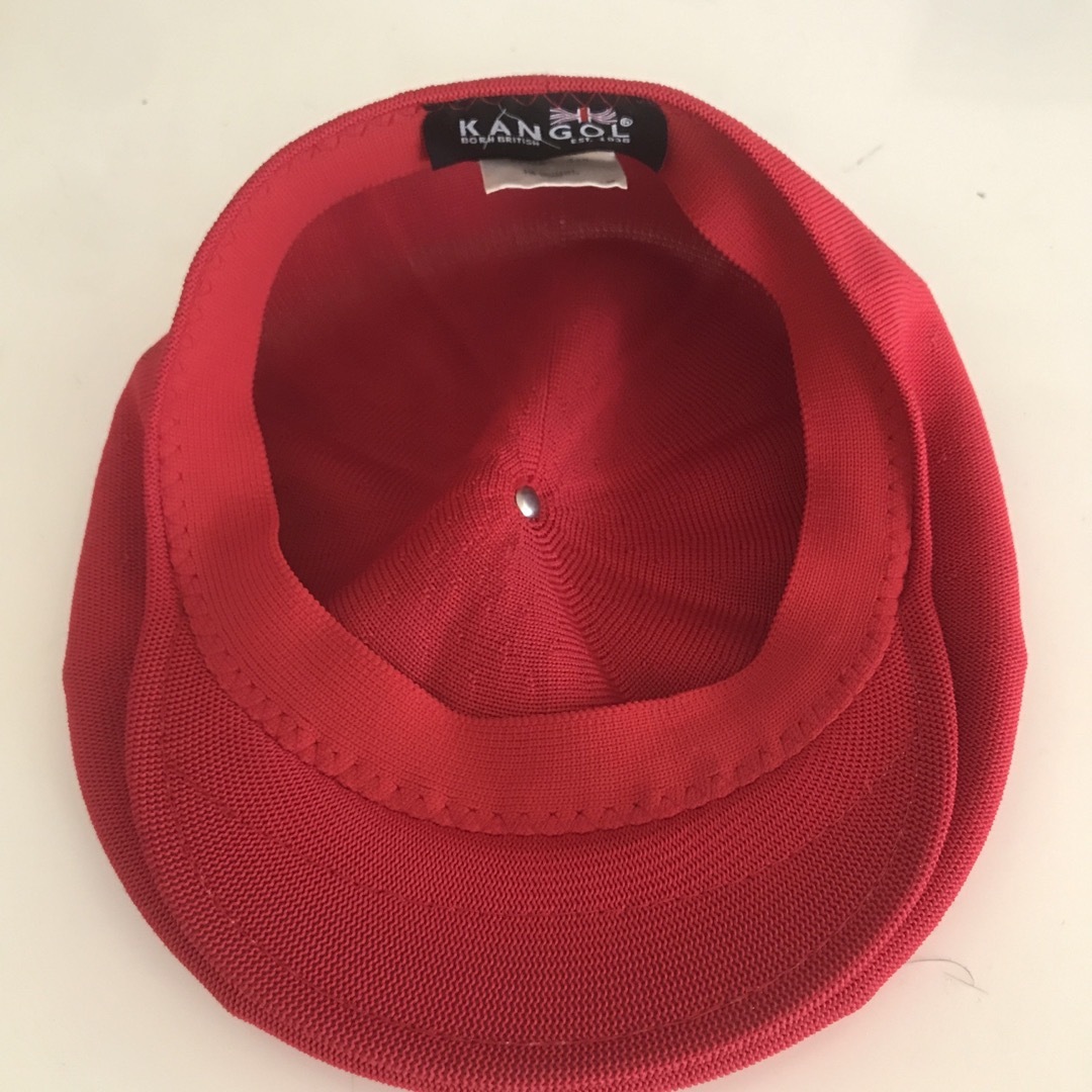 KANGOL(カンゴール)のカンゴール　メッシュ　ハンチング　赤 メンズの帽子(ハンチング/ベレー帽)の商品写真