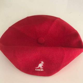 カンゴール(KANGOL)のカンゴール　メッシュ　ハンチング　赤(ハンチング/ベレー帽)