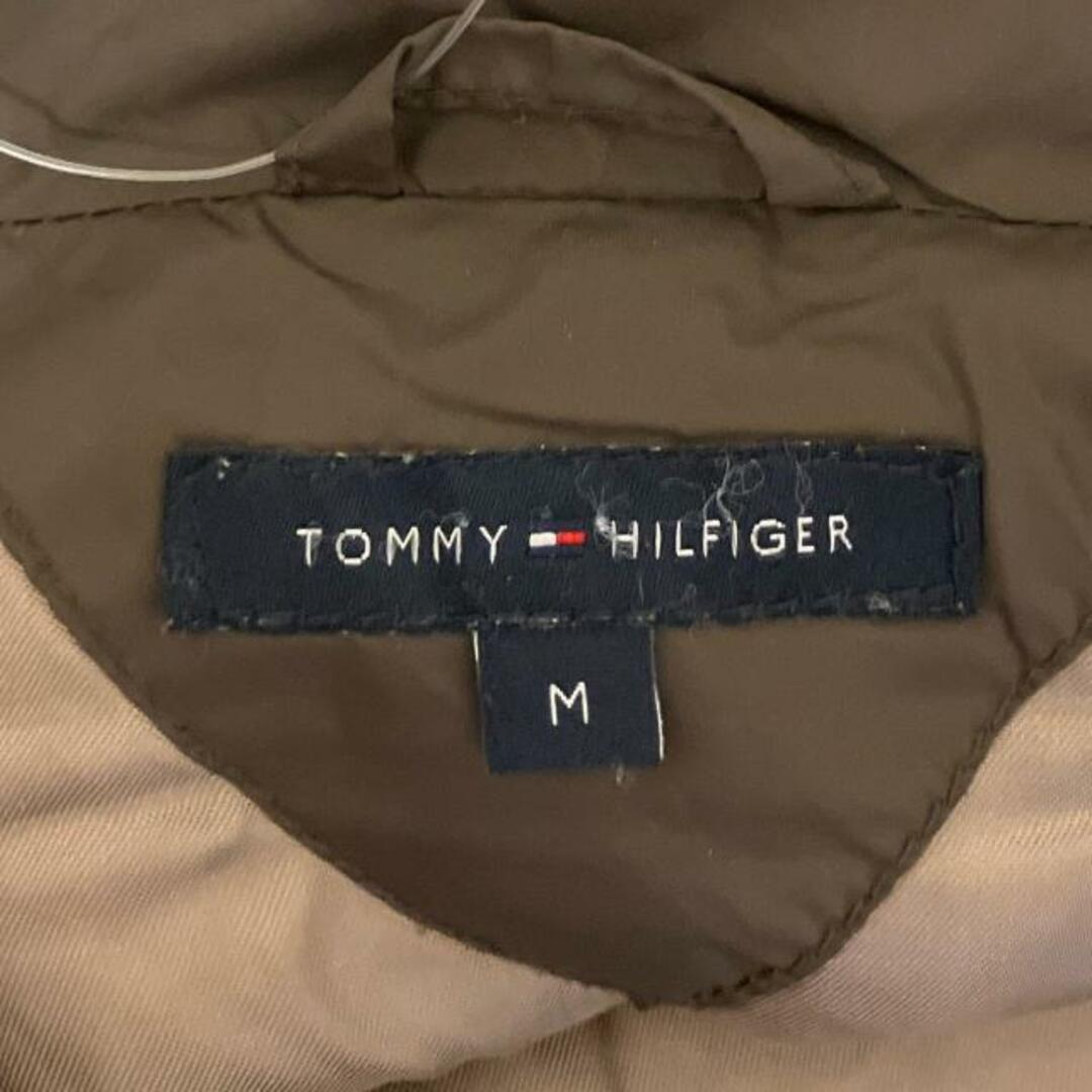 TOMMY HILFIGER(トミーヒルフィガー)のTOMMY HILFIGER(トミーヒルフィガー) ダウンコート サイズM レディース - ダークブラウングレー 長袖/冬 レディースのジャケット/アウター(ダウンコート)の商品写真