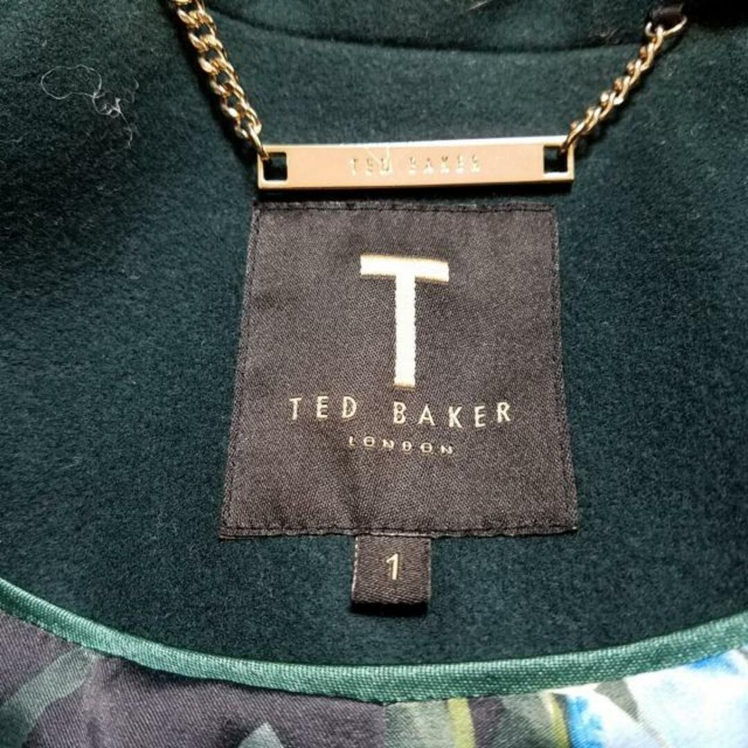 TED BAKER(テッドベイカー)のTED BAKER(テッドベイカー) コート サイズ1 S レディース - グリーン 長袖/冬 ウール、ナイロン レディースのジャケット/アウター(その他)の商品写真