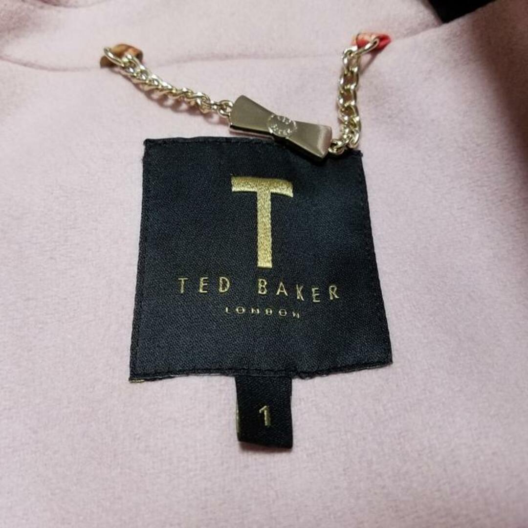 TED BAKER(テッドベイカー)のTED BAKER(テッドベイカー) コート サイズ1 S レディース - ピンク 長袖/秋/冬 ウール、ナイロン レディースのジャケット/アウター(その他)の商品写真