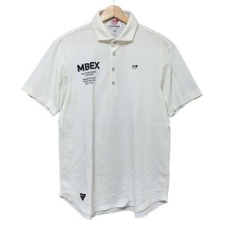 MASTER BUNNY EDITION(マスターバニーエディション) 半袖ポロシャツ サイズ5 XL メンズ - 白×黒 綿、ポリエステル(ポロシャツ)