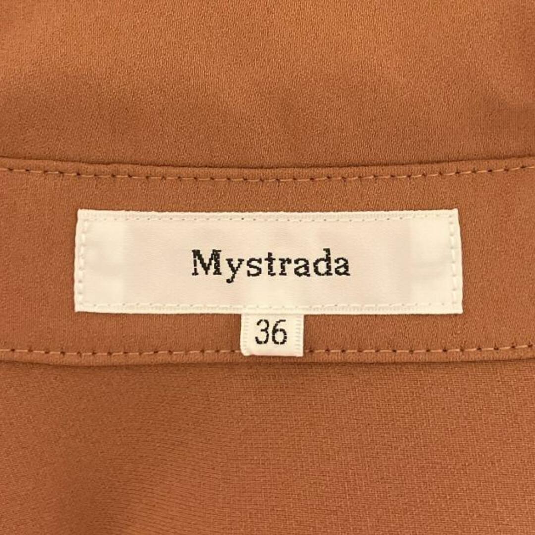 Mystrada(マイストラーダ)のMystrada(マイストラーダ) ワンピース サイズ36 S レディース - ピンクベージュ Vネック/長袖/ロング レディースのワンピース(その他)の商品写真