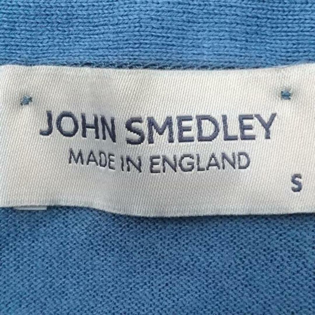 JOHN SMEDLEY(ジョンスメドレー)のJOHN SMEDLEY(ジョンスメドレー) カーディガン サイズS レディース美品  - ブルー 長袖 綿 レディースのトップス(カーディガン)の商品写真