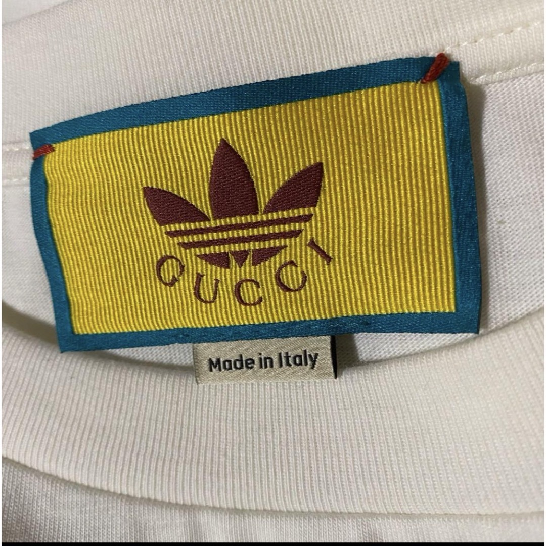 Gucci(グッチ)の新品 GUCCI adidas ロングスリーブ Tシャツ ワンピ グッチ レディースのトップス(カットソー(長袖/七分))の商品写真