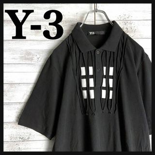 ワイスリー(Y-3)の9527【人気デザイン】Y-3☆立体ストライプ定番カラーポロシャツ　入手困難(ポロシャツ)