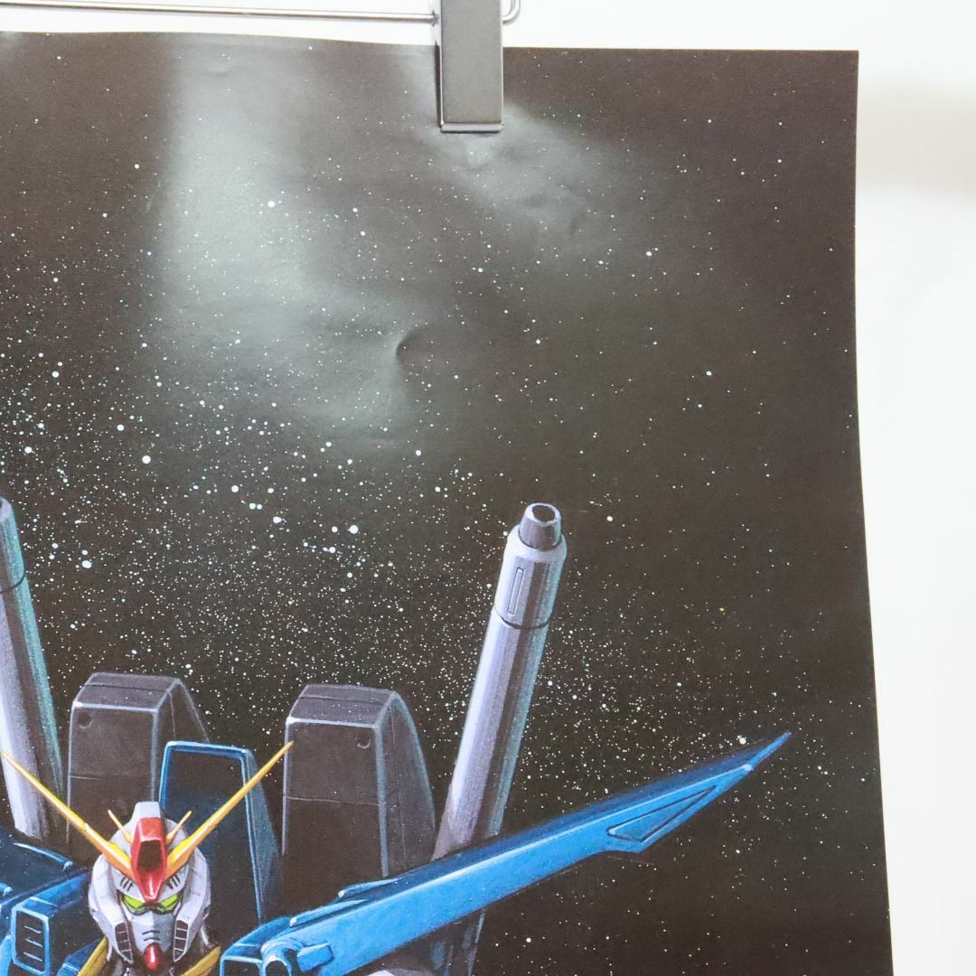 Gundam Collection（BANDAI）(ガンダムコレクション)の機動戦士ガンダム B2ポスター　２枚セット　ガンダムF91　ガンダムZZ　③ エンタメ/ホビーのアニメグッズ(ポスター)の商品写真