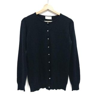 JOHN SMEDLEY(ジョンスメドレー) カーディガン サイズM レディース - ダークネイビー 長袖/カシミヤ