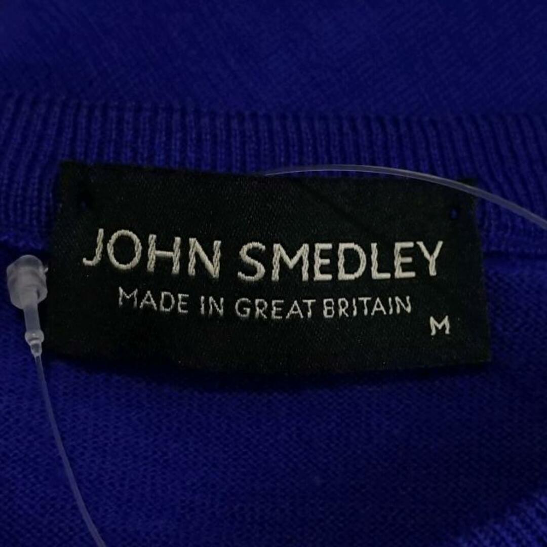 JOHN SMEDLEY(ジョンスメドレー)のJOHN SMEDLEY(ジョンスメドレー) カーディガン サイズM レディース美品  - ブルー 七分袖 レディースのトップス(カーディガン)の商品写真