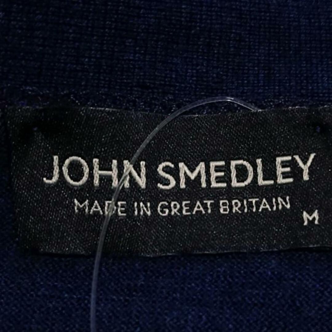 JOHN SMEDLEY(ジョンスメドレー)のJOHN SMEDLEY(ジョンスメドレー) カーディガン サイズM レディース - ネイビー 長袖 レディースのトップス(カーディガン)の商品写真