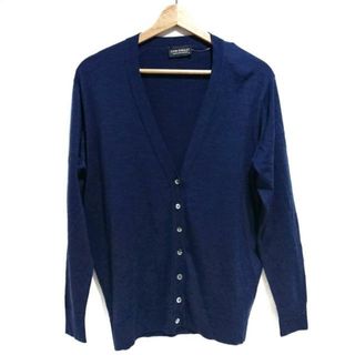 ジョンスメドレー(JOHN SMEDLEY)のJOHN SMEDLEY(ジョンスメドレー) カーディガン サイズM レディース - ネイビー 長袖(カーディガン)