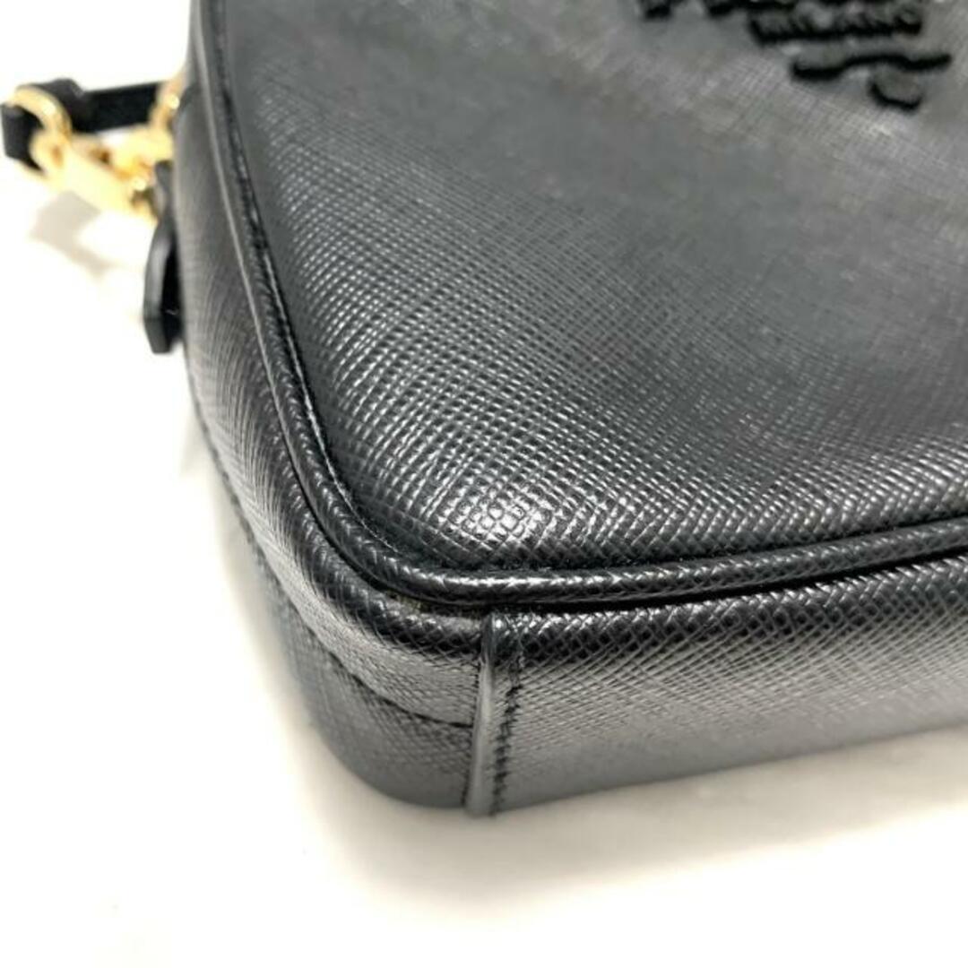 PRADA(プラダ)のPRADA(プラダ) ショルダーバッグ モノクロームバッグ 1BH036 黒 レザー レディースのバッグ(ショルダーバッグ)の商品写真