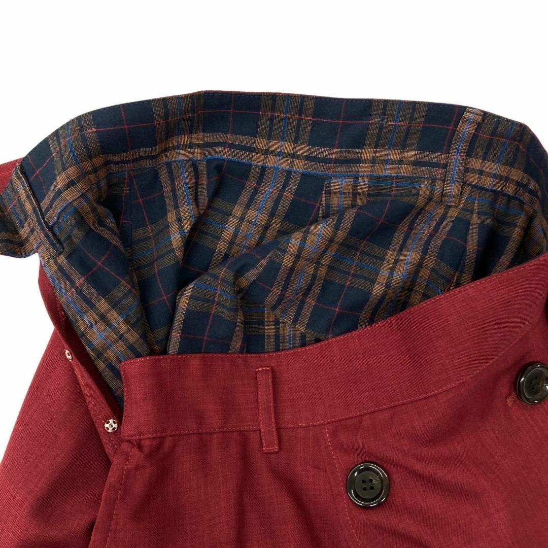 美品 アプワイザーリッシェ レディース スカート ひざ丈 フレア ボタン 2 レディースのスカート(ひざ丈スカート)の商品写真