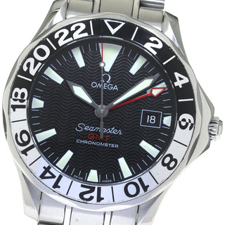 オメガ(OMEGA)のオメガ OMEGA 2234.50 シーマスター300 50周年記念 GMT デイト 自動巻き メンズ 保証書付き_814466(腕時計(アナログ))