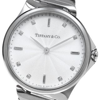 ティファニー(Tiffany & Co.)のティファニー TIFFANY&Co. 60874816 メトロ2 8Pダイヤ クォーツ レディース 美品 _817303(腕時計)