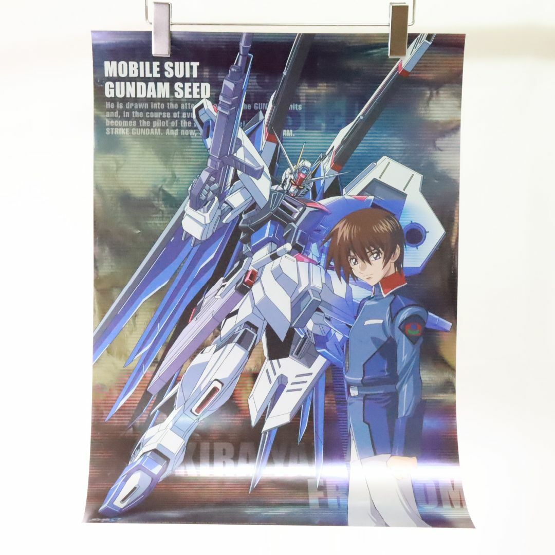 Gundam Collection（BANDAI）(ガンダムコレクション)の機動戦士ガンダム ポスター　２枚セット　メタルポスター　ガンダムSEED　シード　② エンタメ/ホビーのアニメグッズ(ポスター)の商品写真